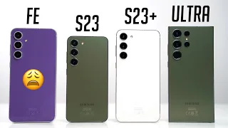 Samsung Galaxy S23 FE vs. S23 vs. S23+ vs. S23 Ultra - Benchmark | SwagTab