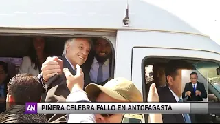Piñera visitó Antofagasta tras fallo de la Haya