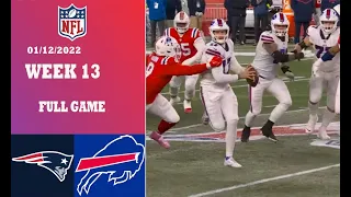 Buffalo Bills vs. New England Patriots  Full game Highlights HD | NFL Week 13, Dec 01 2022