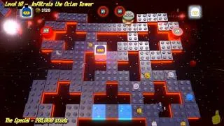 The Lego Movie Videogame: Level 10 Infiltrate the Octan Tower - STORY Walkthrough - HTG