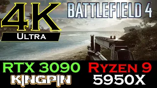 Battlefield 4 Multiplayer | 4K Ultra Settings | RTX 3090 KINGPIN Hydro Copper | Ryzen 9 5950X