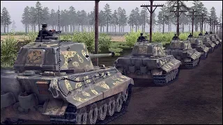 TIGER CONVOY vs 20 SHERMAN JUMBOS