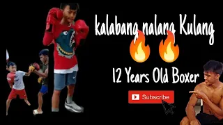 Batang Boxer 12 Yrs Old Earthland Rabanez Ready na Makipag Sparr !! sa Manok ni Katropa Vlog TV
