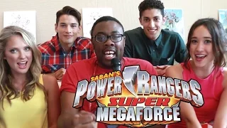 POWER RANGERS Super Megaforce Cast Interview : Black Nerd