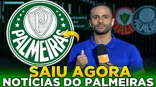 💥FECHADO!!! REFORÇO CHEGA EM BREVE! NOVO REFORÇO DO PALMEIRAS! NOTÍCIAS DO PALMEIRAS HOJE