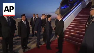 Russian President Vladimir Putin arrives in Beijing for China visit