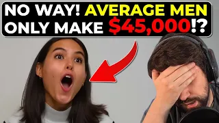 Woman Who Wants $500K Man FINDS OUT Avg Man Makes $45K | DESTINY REACTS TO COURTNEY RYAN INTERVIEW