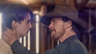 A masculine cowboy finds his true love in the horse stable