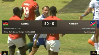 KENYA VS NAMIBIA RUGBY AFRICA 7S 2023 MEN OLYMPIC QUALIFIERS FULL MATCH HIGHLIGHTS  WORLD RUGBY 7s