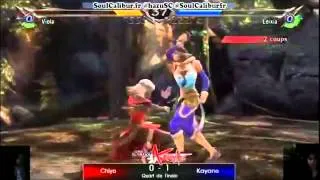 Soul Arena #6 Semi Finale Winner : Kayane (Leixia) VS Chiyo (Viola) Soul Calibur V