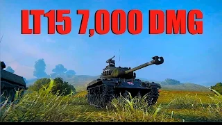 WOT - LT15 Mission 7,000 Damage | World of Tanks