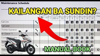 MAINTENANCE SCHEDULE - Mga kailangang tandaan tungkol dito