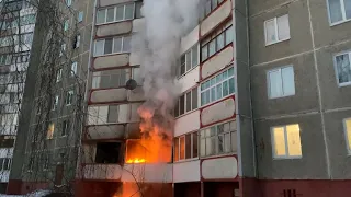 На пожаре в Мозыре спасено шесть человек, из них двое детей