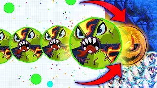 AGARIO 5 MINUTE SERVER DESTROYING DOUBLESPLIT! MASSIVE AUTOSPLIT MASS! AGAR.IO UNCUT GAMEPLAY!