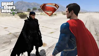 GTA 5 -  Kal-El VS Faora-Ul | Man of Steel