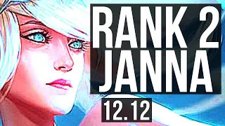 JANNA & Senna vs RAKAN & Yasuo (SUP) | Rank 2 Janna, 0/0/15, 900+ games | EUW Challenger | 12.12