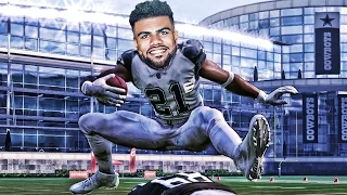 CAN ZEKE ELLIOTT HURDLE THE TALLEST PLAYER IN NFL HISTORY? MADDEN 17 CHALLENGE