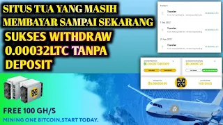 MINING BITCOIN GRATIS TERBAIK | BONUS LTC BISA LANGSUNG WITHDRAW KE WALLET TANPA DEPOSIT