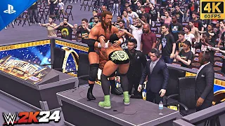 WWE 2K24 - Triple H vs Batista - WrestleMania Match | 4K PS5