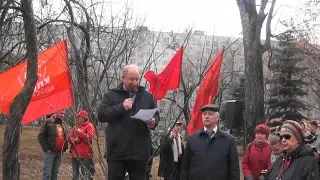 Митинг против точечной застройки сквера на улице Цандера