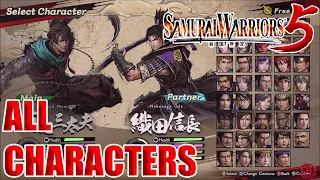 Samurai Warriors 5 - All Characters & Costumes + DLC (Samurai Warriors & Special) *Updated*