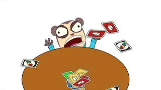 That one kid 😂😈 Playing Uno with brother (Animation meme)