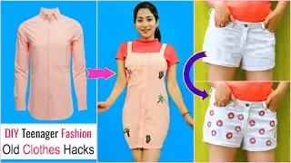 DIY Teenagers Fashion Hacks - Recycle OLD Clothes .. | #Styling #College #Budget #Anaysa #DIYQueen