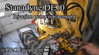 Stanadyne DE10 injection pump replacement Deere 4045 level 12 fuel system