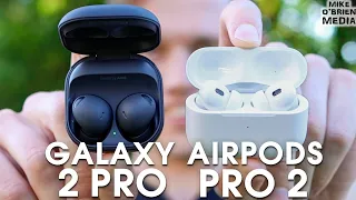 Galaxy Buds2 PRO vs AirPods Pro 2 [Honest Comparison & Testing!]