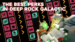 The Best Perks in Deep Rock Galactic