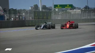 Vettel And Hamilton Duel in Russia | F1 Best Overtakes of 2018