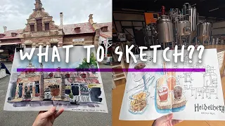 How To Choose What To Sketch? // Urban Sketching Tips for Beginners