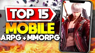 Top 15 Mobile ARPG + MMORPG Games Android + iOS