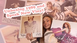 Unboxing Taylor Swift's 1989 and Speak Now Vinyl | Rachel Lord