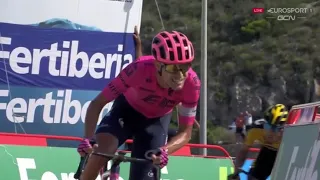 Magnus Cort Wins | 2021 Vuelta a España | Stage 6 | Solo 960 m