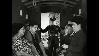 Charlie Chaplin - teaches to be careful in public transport