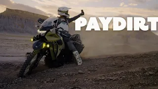 PAYDIRT - Moab on a Kawasaki KLR 650 #outbackmotortek #kawasakiklr650