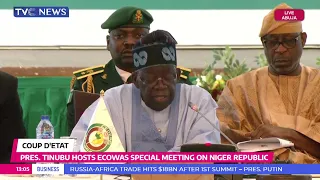 Full Speech of Pres. Tinubu at ECOWAS Special Meeting on Niger Republic