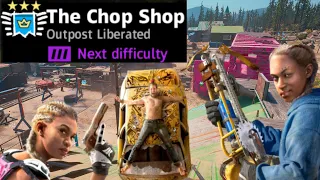 The Chop Shop outpost liberation| Far Cry New Dawn | with UPGRADED Weapon #1