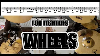 Foo Fighters - Wheels - Drum Cover With SHEET MUSIC