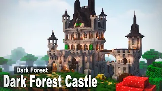 Minecraft: How to build a Dark Forest Castle | Tutorial [part 1]