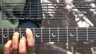 How To Play THAT'S THE WAY OF THE WORLD Earth Wind & Fire Guitar Lesson - @EricBlackmonGuitar