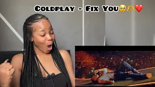 Coldplay - Fix You | FIRST TIME REACTION I (Live In São Paulo)