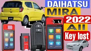 DAIHATSU MIRA ALL KEY LOST! Autel km100 PROGRAMING Remute smart key