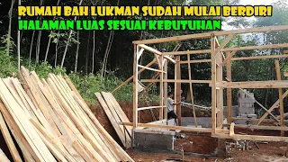 Rumah Bah Lukman Sudah Mulai Berdiri, Halaman Luas Pas Buat Jemur Tusuk Sate.