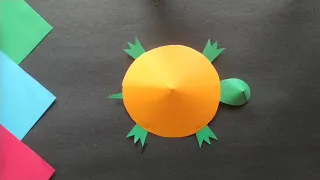 2021   Moving Paper Turtle  Craft activity for little kids  DIY paper craft