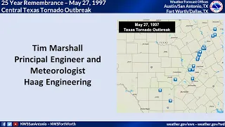 May 27, 1997 Central Texas Tornado Outbreak - Damage Survey