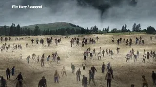 A giant tornado is approaching, filled with zombies. How should the survivors face it?