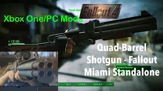 Fallout 4 Xbox One/PC Mods|Quad-Barrel Shotgun - Fallout Miami Standalone