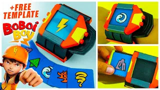 BOBOIBOY GALAXY POWER WATCH | How To Make DIY Elemental Watch at Home +Free Template